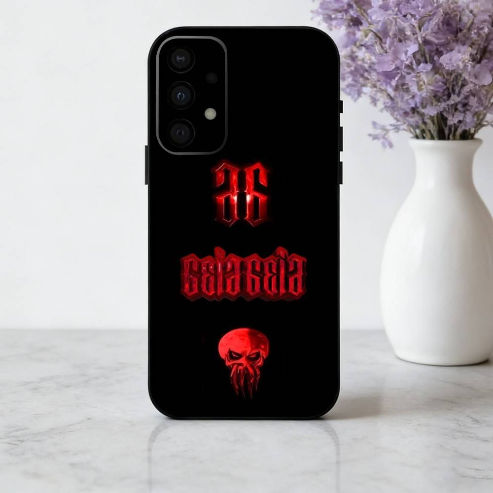 Rapper H-HadesS 66S  Phone Case For Samsung Galaxy A73,A72,A71,A70,A53,A52,A51,Soft Silicone Black Cover