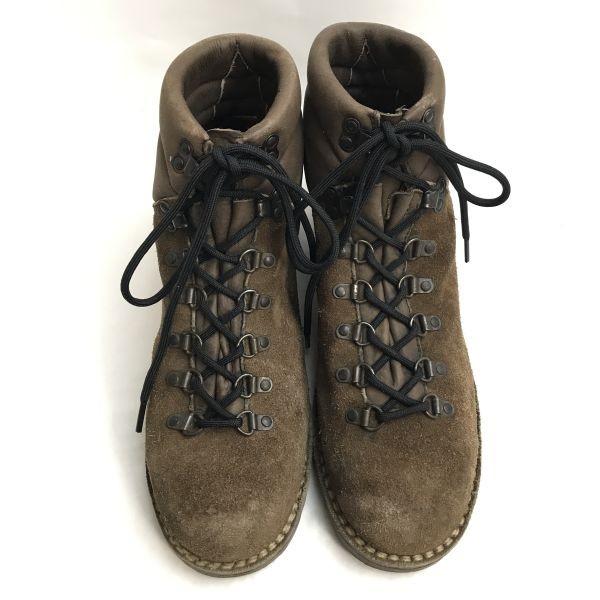 ZETA SPORT Italy Vintage Leather Trekking Boots 43 27-27.5 brown(USED)