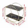 Iron Bathroom Counter Organizer 2 Tier Makeup Organizer  Cosmetics Toiletries