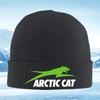 Green Cat Graphic Text Logo Men Women Unisex Knitted Hat Beanie Pullover Cap Winter Thermal Warm Christmas Outdoor Cycling Hikin
