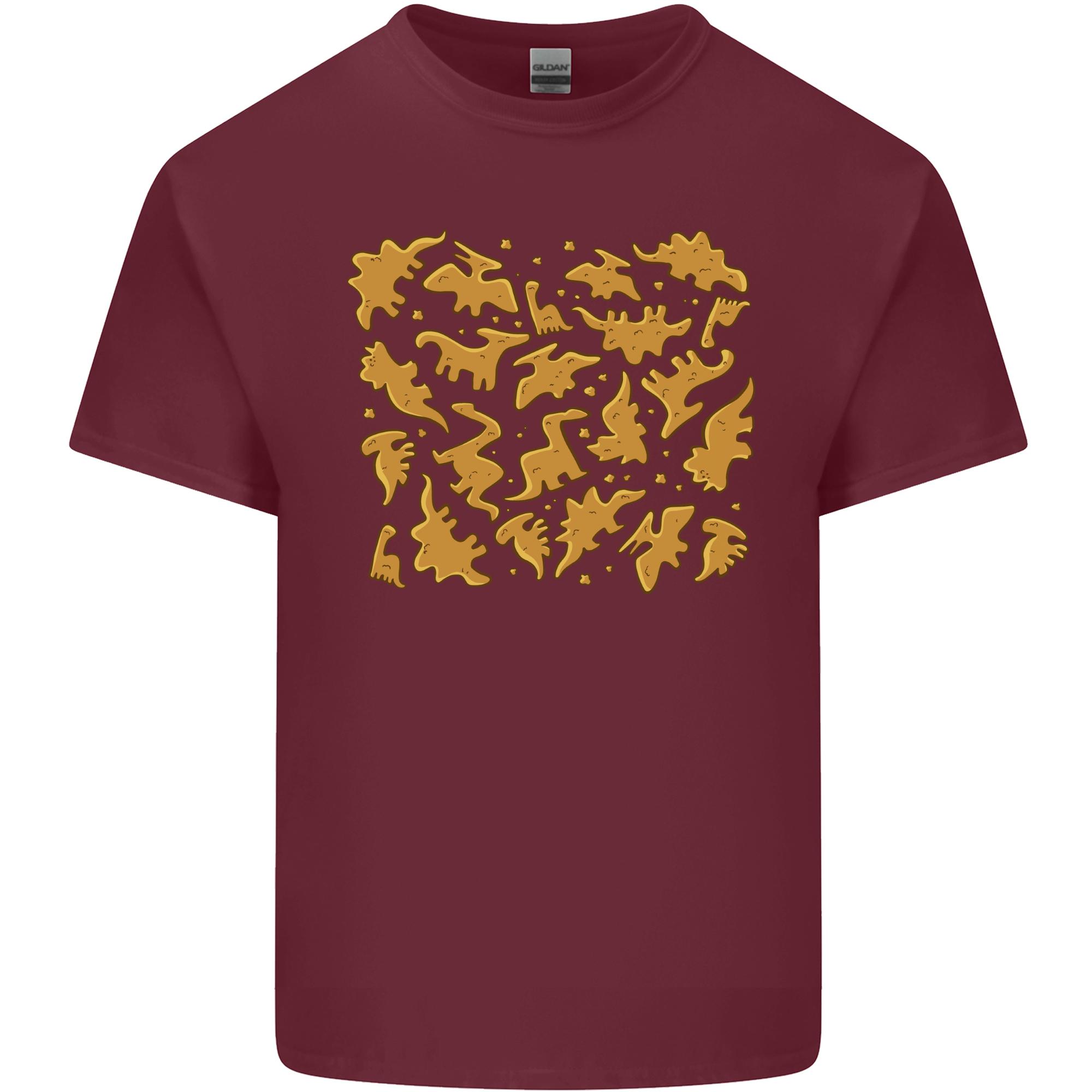 Chicken Nugget Dinosaurs Unisexs Light Cotton TShirt S