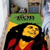 Vibrant Rasta Music Fusion Carpet Living Room and Bedroom Mats Doormat Dormitory Decoration Bathroom Mat Protective Pad