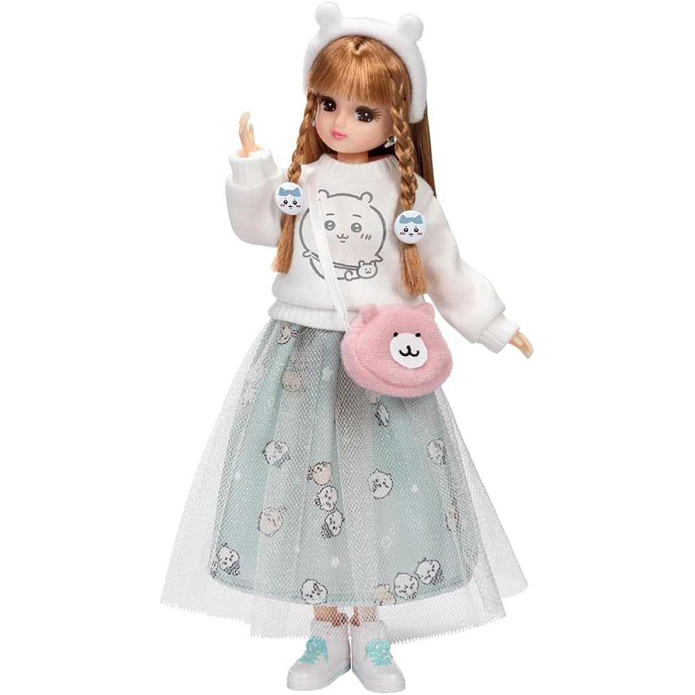 Takara Tomy Licca-chan Doll LD-08 Chiikawa Daisuki Licca-chan Dress Up Playhouse Toy 3 years and up