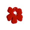 Acrylic Hollow Six Petal Flower Loose Beads Colorful Flower Charm Pendant DIY Accessories Necklaces Earring Jewelry Gift