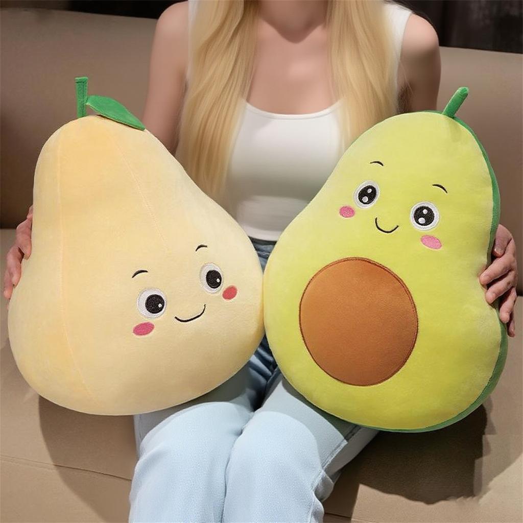 Creative Cute Fruit Strawberry Orange Pillow Plush Toy Doll   Home Pillow Cloth Doll