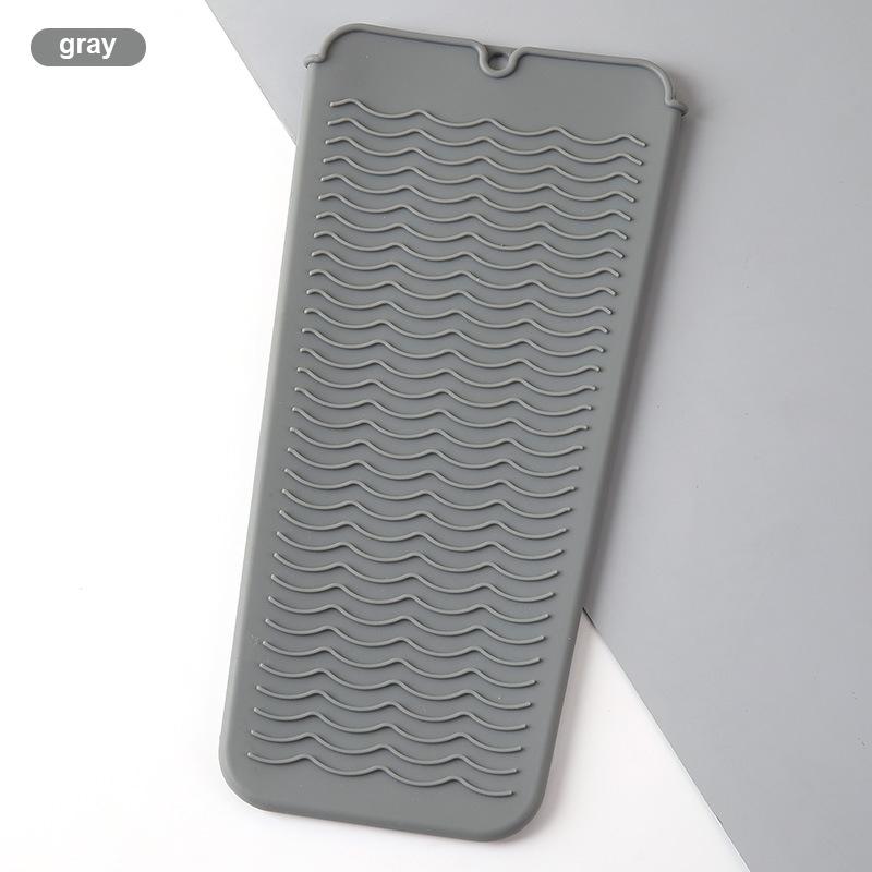 

Силиконовая сумка для хранения термостойких портативных щипцов для завивки волос с расческой для выпрямления и подушечкой против ожогов