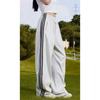 Spring and Autumn New Women's Loose Wide Leg Casual American Retro Sports Pants