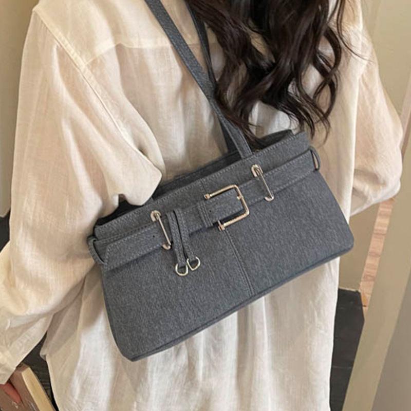 Fashionable Casual Commuting Shoulder Bag for Women, High-end and Niche Handbag, Underarm Single Shoulder Bag