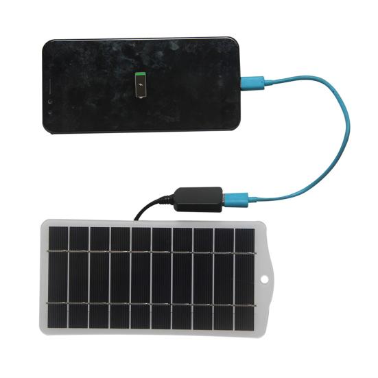2.5W 5V Solar Efficiency IP65 Waterproof Panel Charger High Conversion Universal Outdoor Emergency Power