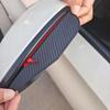2Pcs Car Rearview Mirror Rain Baffle Carbon Fiber Texture Vehicle Side Mirror PVC Rain Blocker