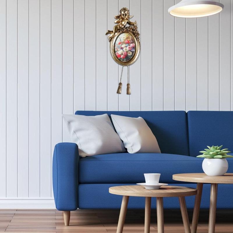 Cornice Rettangolare Antica e Riccamente Decorata per Tavolo o Parete, Cornice per Foto Retrò, Cornice Decorativa per Arredamento Casa