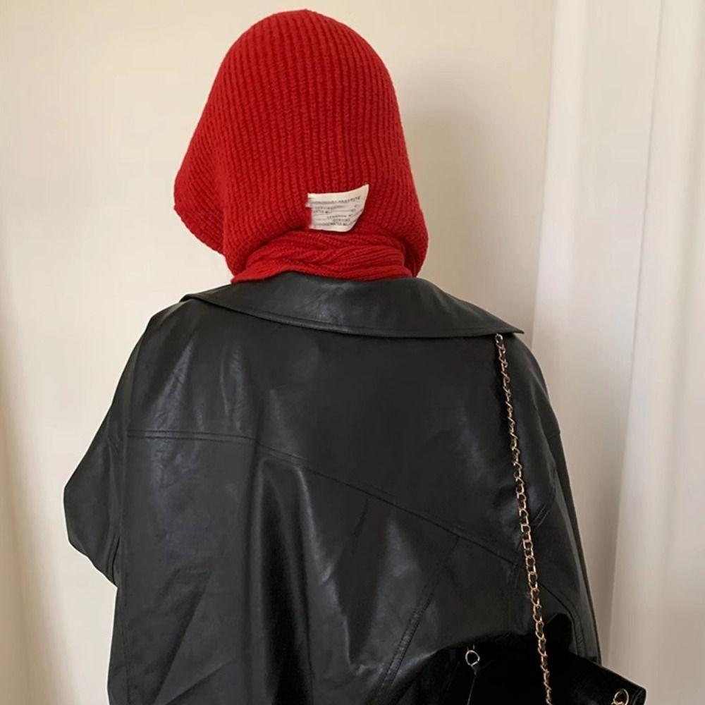 Scarf Cap Balaclava Hat Pullover Hat Winter Cap Cute Hooded Hat  Winter/Autumn