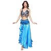 Tassels Show Costumes Hip Scarf Performance Top Belly Dance Costumes Dancer Skirt Halter Bra