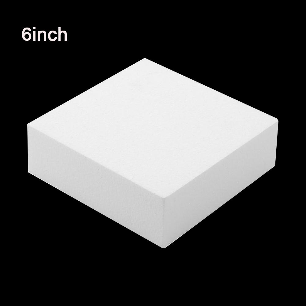 4/6/8/10 inch DIY Practice Heart Shaped Model Cake Foam Mold Polystyrene Sugarcraft Dummy Party Kitchen Accessories