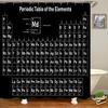 Periodic Table Of Elements Bathroom Curtains Waterproof 3D Print Shower Curtain White Fabric Curtain For The Bath