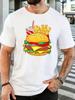 Unisexs Black Casual TrendPattern TShirt Unisexs Breathable QuickDrying Sports TShirt For Adults Unisexs Street Style Daily Wear