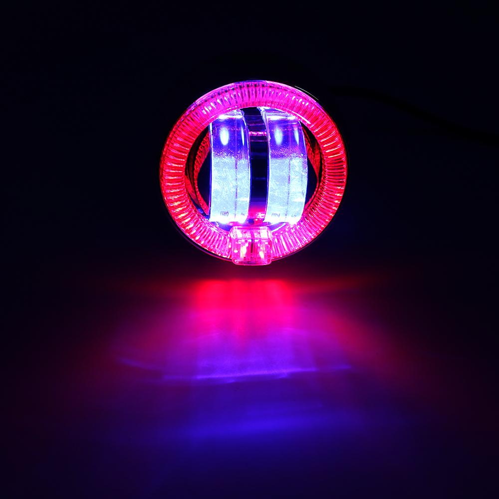 12-80V 11W Led Motor Projector 2.5inch Led Motorcycle Headlights with angel eye halo ring