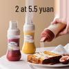 ZISIZ Five-Hole Plastic Squeeze Sauce Bottle