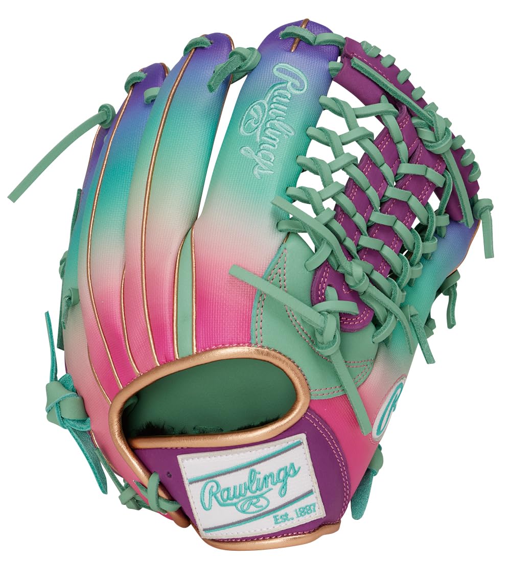 Rawlings Baseball Soft HOH UV GAPHIC N6 BASIC inches Glove, Baseball, All-Around Glove, GR6HUVN65, Mint, 11.75 (Right-handed throw) мятный