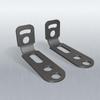 2Pcs Heavy Duty Universal Motorcycle Headlight Extension Bracket Corrosion Resistant Fog Light Mount Holder for Off-Road