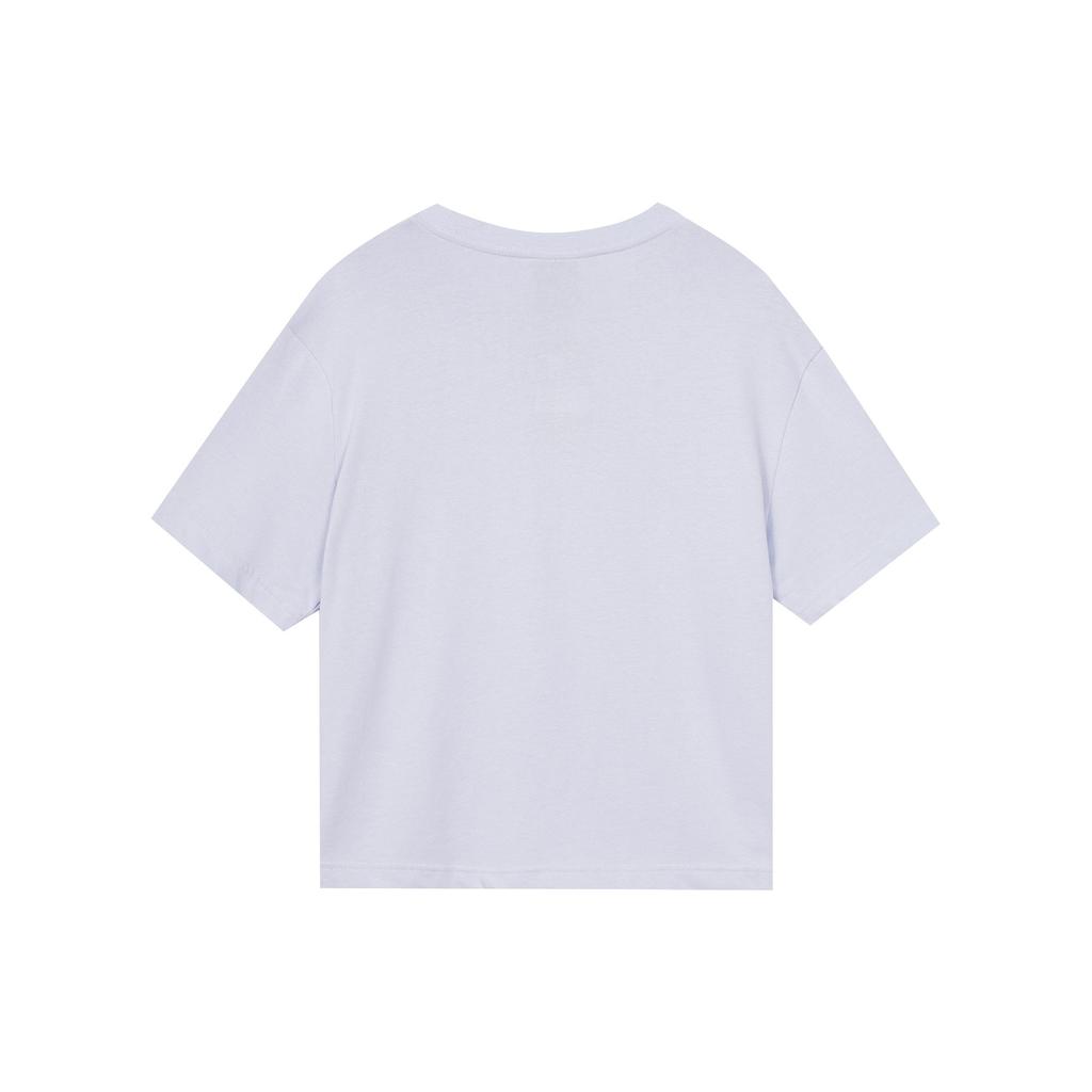 Nike Crop Tops Women's Purple Crew Neck Moderate CZ8912-576