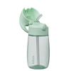 B.box Drink Bottle Junior 380ml with Straw Lightweight Leak Resistant Plastic One Push Lid Dishwasher Safe