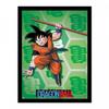 Dragon Ball Jump Goku Framed Poster