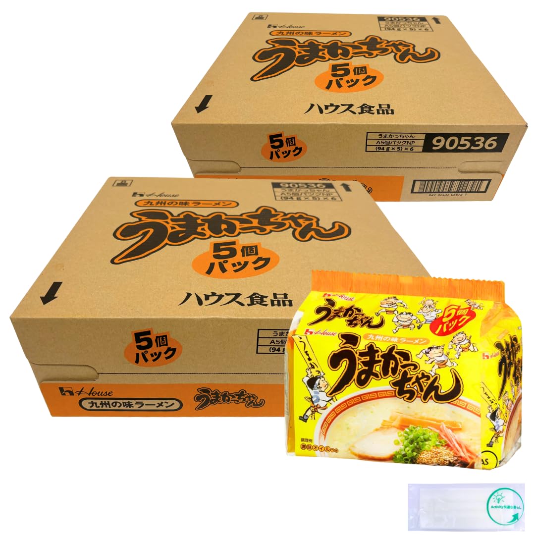 

Умакаччан, упаковка x 6, 2 коробки, лапша быстрого приготовления, рамен со вкусом Кюсю, House Foods (5 сумок) [Официальная деятельность]