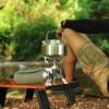 Outdoor Stainless Steel Kettle Locking Handle Camping Hung Pot Portable Coffee Pot Picnic Cooker 900Ml Teapot Kettle