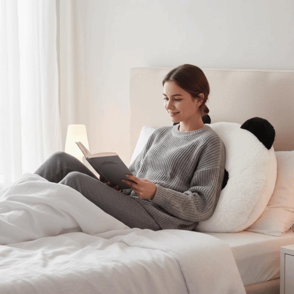 Heimdekoration Plüsch-Panda-Kissen Schlafzimmer Sofa Panda Wurfkissen Geburtstagsgeschenk