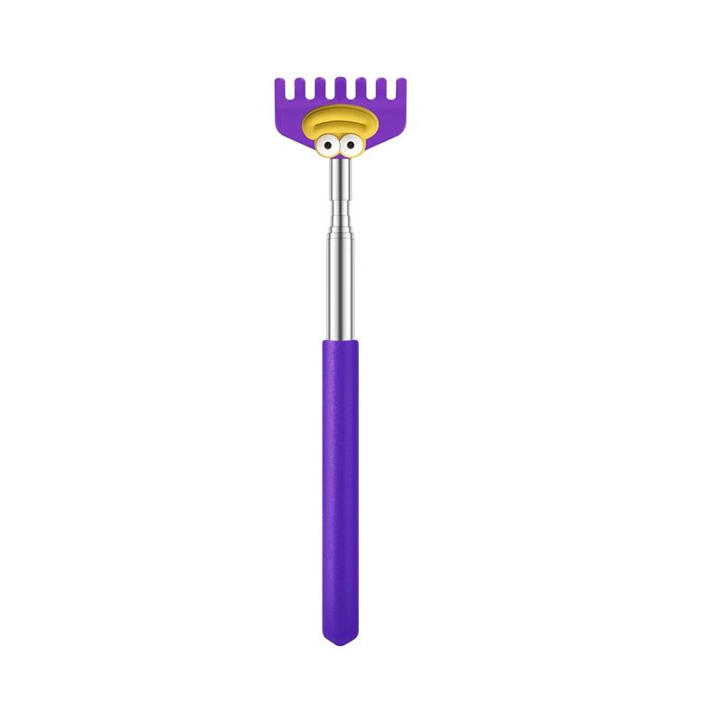 

Back Extendable Scratcher Stainless Steel Telescopic Scratching Massager Extendable Telescoping Anti-Itch Tool Relax Back Claw
