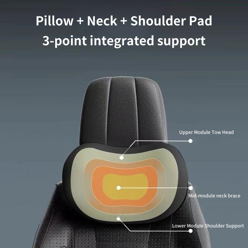 Car Headrest Neck Pillow Memory Foam Protective Lumbar Support For Opel Corsa Astra Insignia Vectra Zafira Meriva Mokka Vivaro