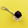 Keyboard Key Toy Party Stress Relief DIY Fidget Button Keycap Fidget Keychain Keyboard Keychain Toys Finger Keyboard