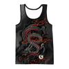 Dragon 3D Print Tank Tops Men's Fashion Streetwear Oversized Sleeveless Tank Top Bodybuilding Fitness Gym Male Vest Man Clothing