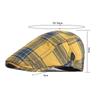 Frühling Sommer Dünne Atmungsaktive Mütze Männer der Britischen Vintage Baskenmütze Frauen Plaid Gatsby Maler Hüte Ivy Flachen Hut Gorro hombre Boina