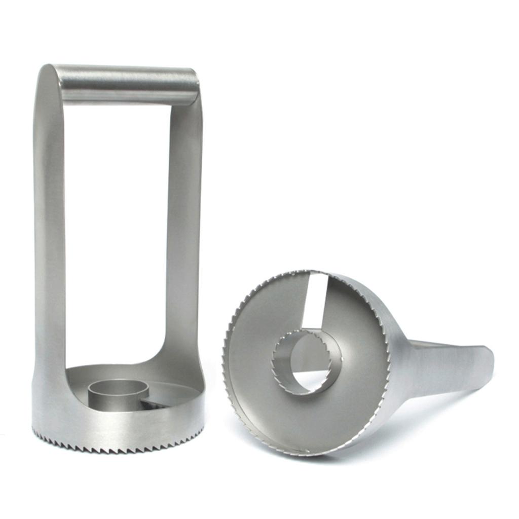 2IN1 Pineapple Corer Slicer Convenient Handy Fruit Cutting Gadget Stainless Steel Core Remover Tool for Kitchen Use