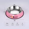Stainless Steel Non-Slip Pet Bowl for Cats & Dogs