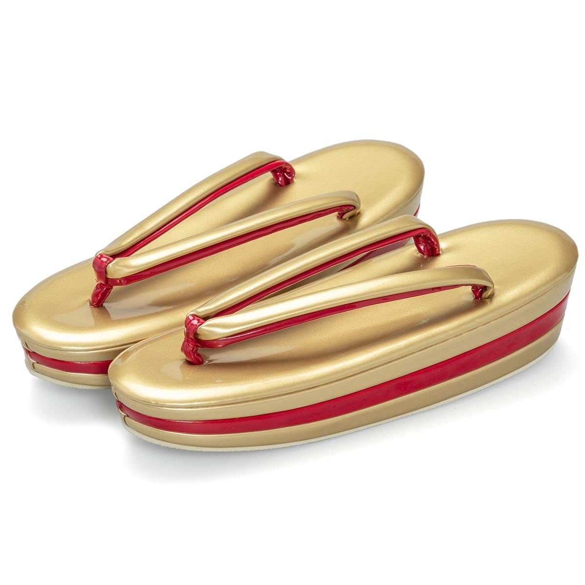 

Одинарные зори 3 яруса обычных для для для для формальных для размера LL Сделано в Китае [Киото Мияби] сандалии, дзори, золото, фурисодэ, невесты, хакама, носить, золотой