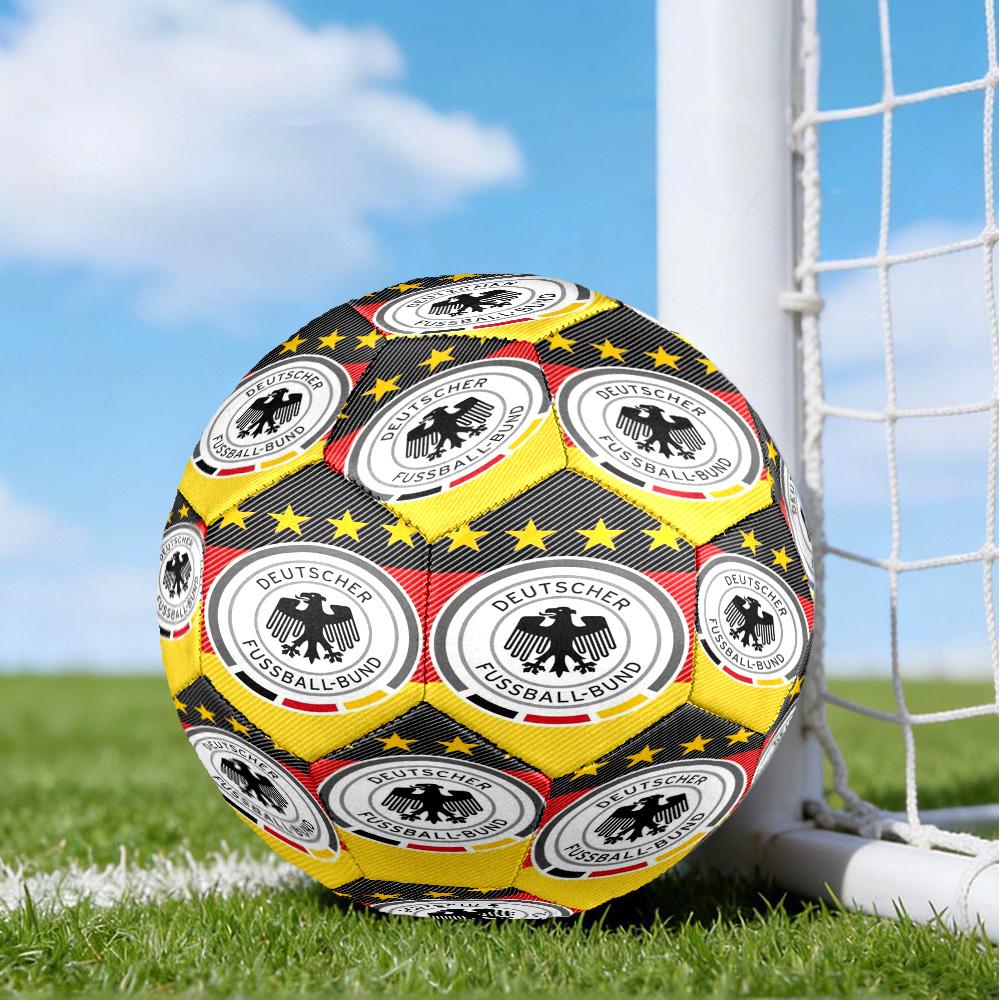 Germany Football Emblem Printed Size 5 Soccer Balls, High-Quality, Anti-Slip, Protective Football, A Unique Gift , Birthdays, Christmas Gifts