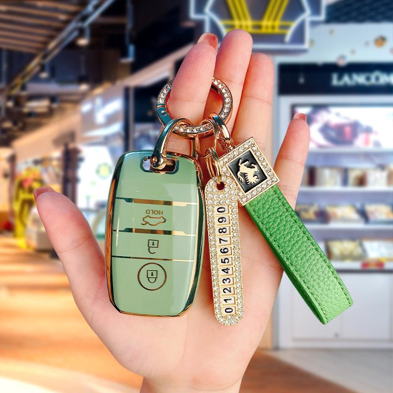 K3/K4/K5/KX3/KX5/Sportage/Sorento Yipao Key Case – Full Coverage Smart Car Key Shell