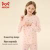 MIIOW Kids 100% Cotton Thermal Underwear Set for Girls