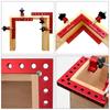 Right Angle Fixing Clip Carpenter's Square Ruler Splicing Board Positioning Panel Fixed Clip 140/160mm 90 Degree L-Shaped