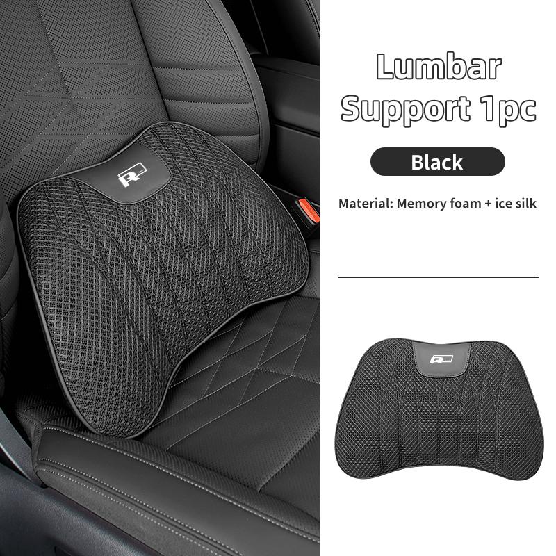 Car Neck Support Pillow Breathable 3D Elastic Headrest Cushion For Volkswagen VW GTI Tiguan Passat B5 B6 B7 CC Jetta MK5 MK6NI8