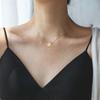 Collier pendentif Marguerite Minimaliste, Accessoire Féminin Tendance adapté pour le Port Quotidien des Femmes