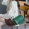 Cowhide Women's Bag Shoulder Crossbody Portable Women's Bag Practical Embossed Shell Bag Simple Bag