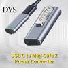 Charger Converter Adapter Quick Charge Magnetic Aluminum Alloy PD USB C To Mag-Safe 2 Power for MacBook Air/Pro