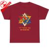 Am Yisrael Chai Cotton Unisex Tee Shirt Gift Magen David Pro Israeli Tshirt Jewish Star of David Tops High Quality Cotton Tops