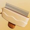 Dog Comb Pet Hair Remover One Button Dogs Brush Self-cleaning Cat Brush Massage Combs for Dog Grooming Brushes for Pet Products
