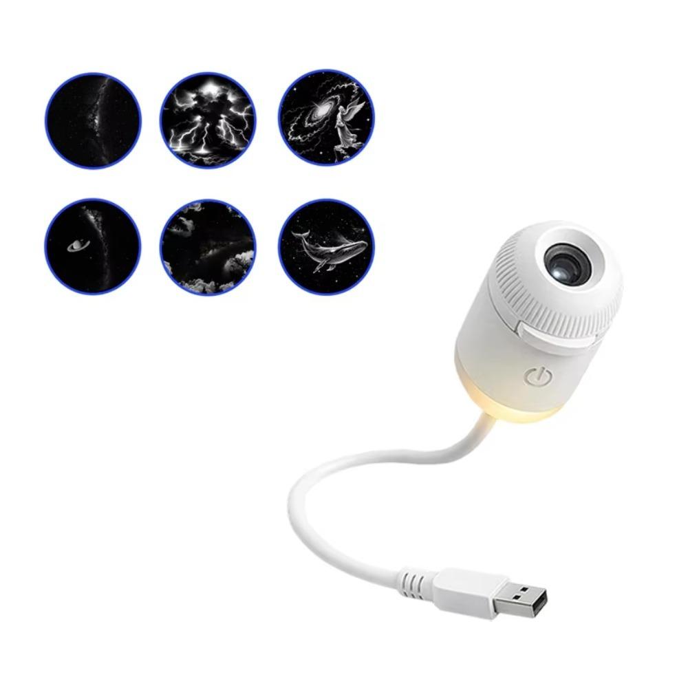 360° Rotation Starry Sky Projector Adjustable Brightness Star Projector Night Light Bedroom Decor