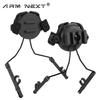 Tactical Headset Support Helmet Rail Suspension Adapter Fast Rail Mounts 360 Rotation Airsoft Paintball Headset Holder Bracket